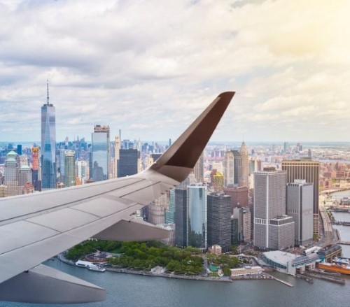 Aerial View of NYC